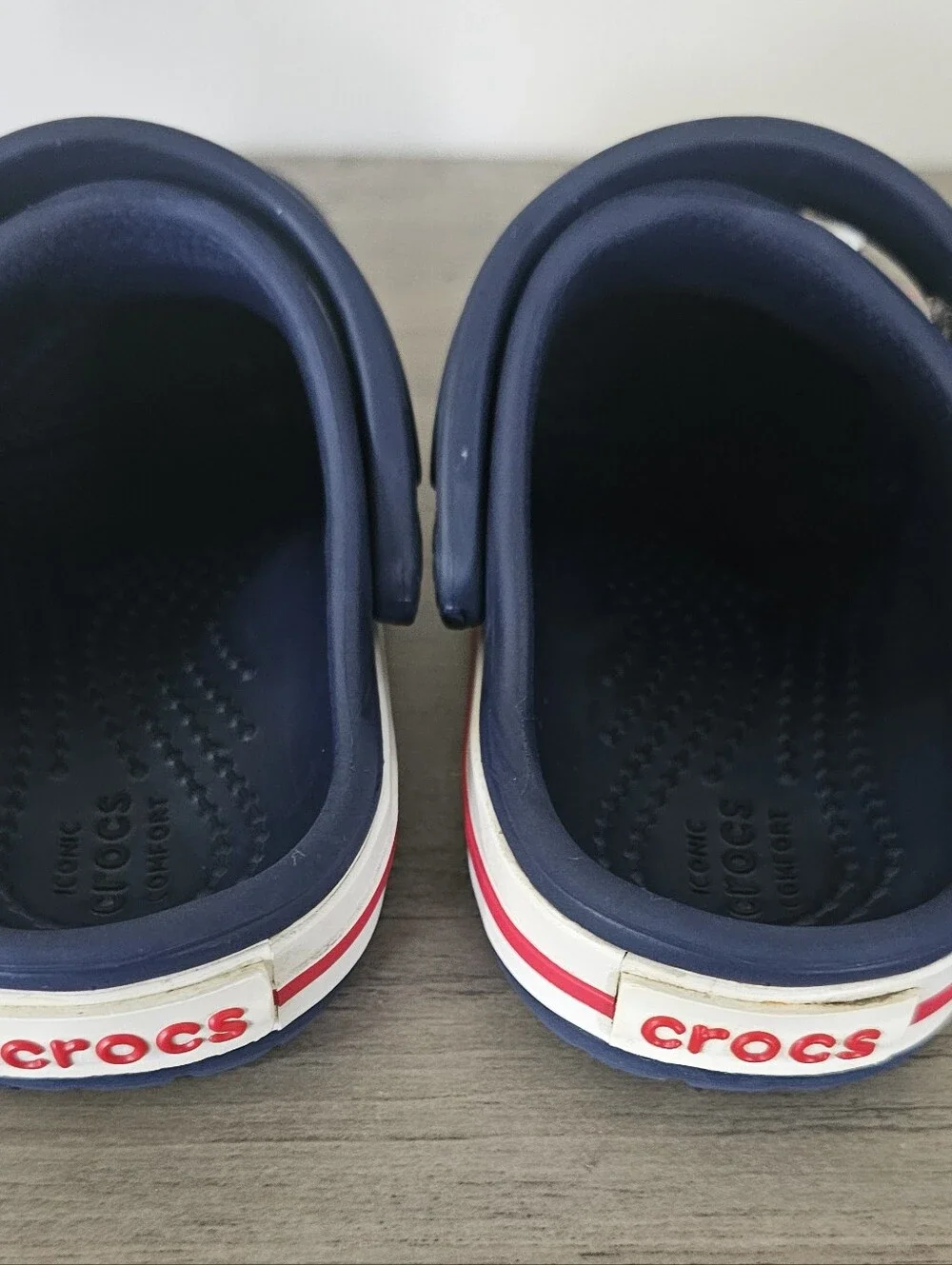 CROCS Kids Navy Blue Clogs with Paw Patrol Charms Toddler C 6 Boy Sandals